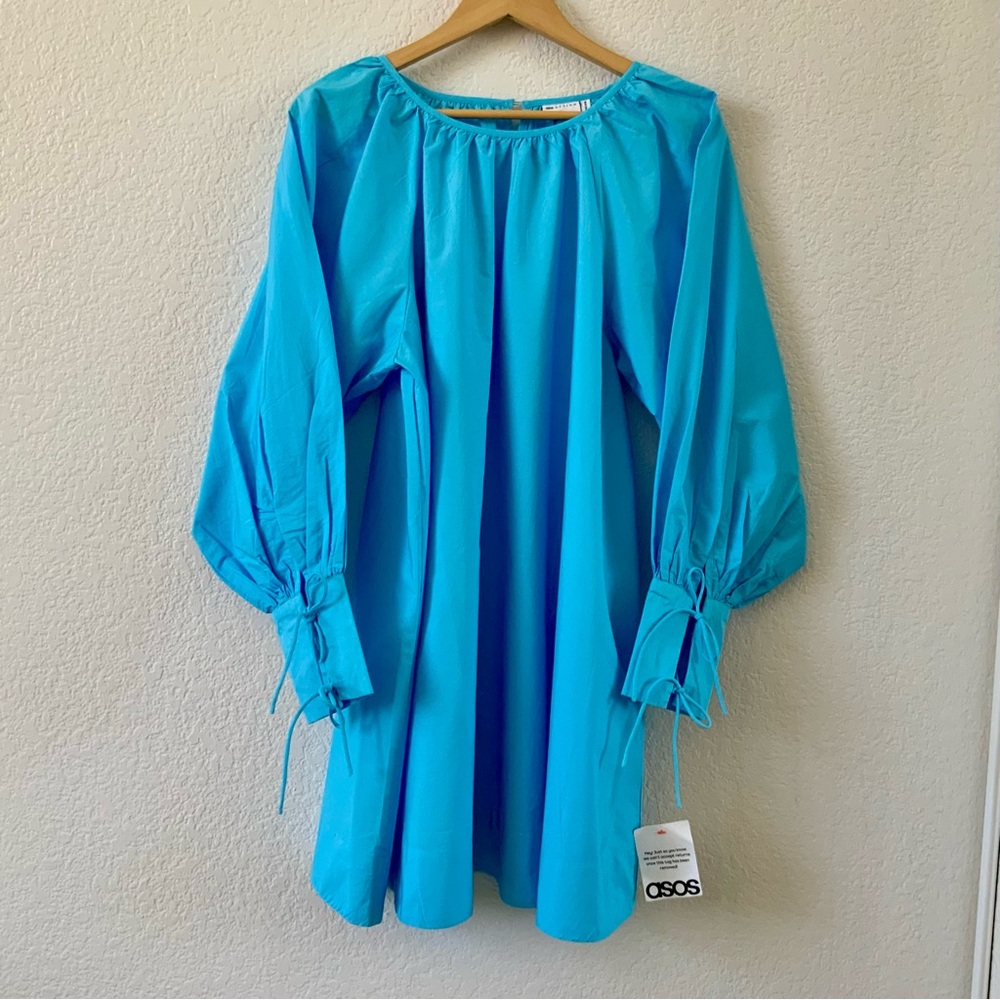 ASOS Blue Midi Dress, NWT, Sz 10